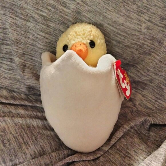 Rare Retired TY Beanie Baby Eggbert Multiple Tag Errors